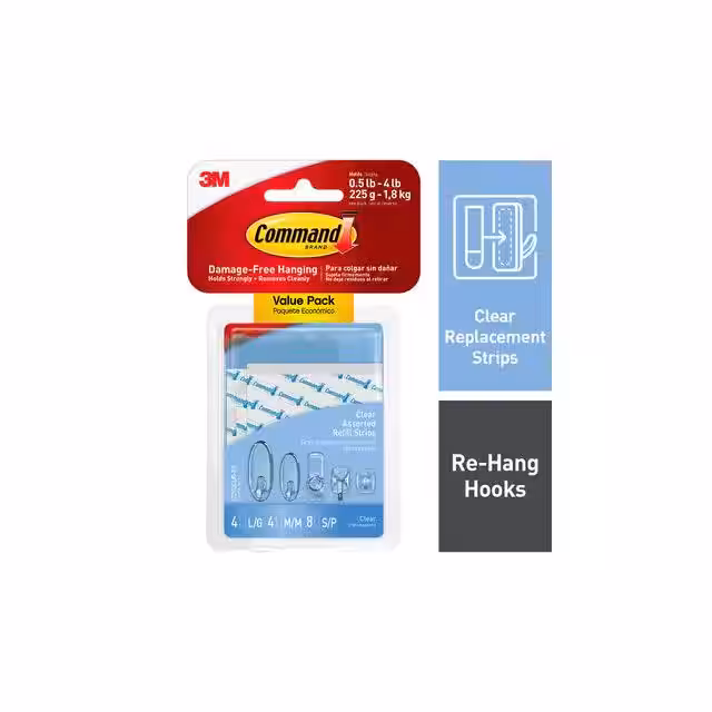 17200CLR-ES 3M  Ganci per grucce e clip